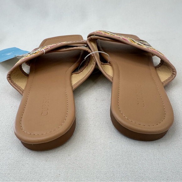 Cupshe Hidden Gem Woven Strap Slide Sandals 8 - Picture 6 of 9